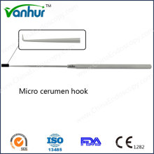 EN T Instrumentos Cirúrgicos Micro Cerumen Hook